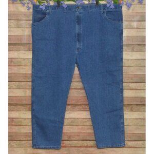 Wrangler Rugged Wear Men's Denim Straight Leg Blue Jeans Big & Tall 56X30